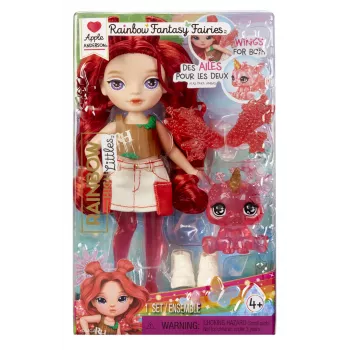 Rainbow High Littles Rainbow Fantasy Fairies -nukke - Apple (punainen)