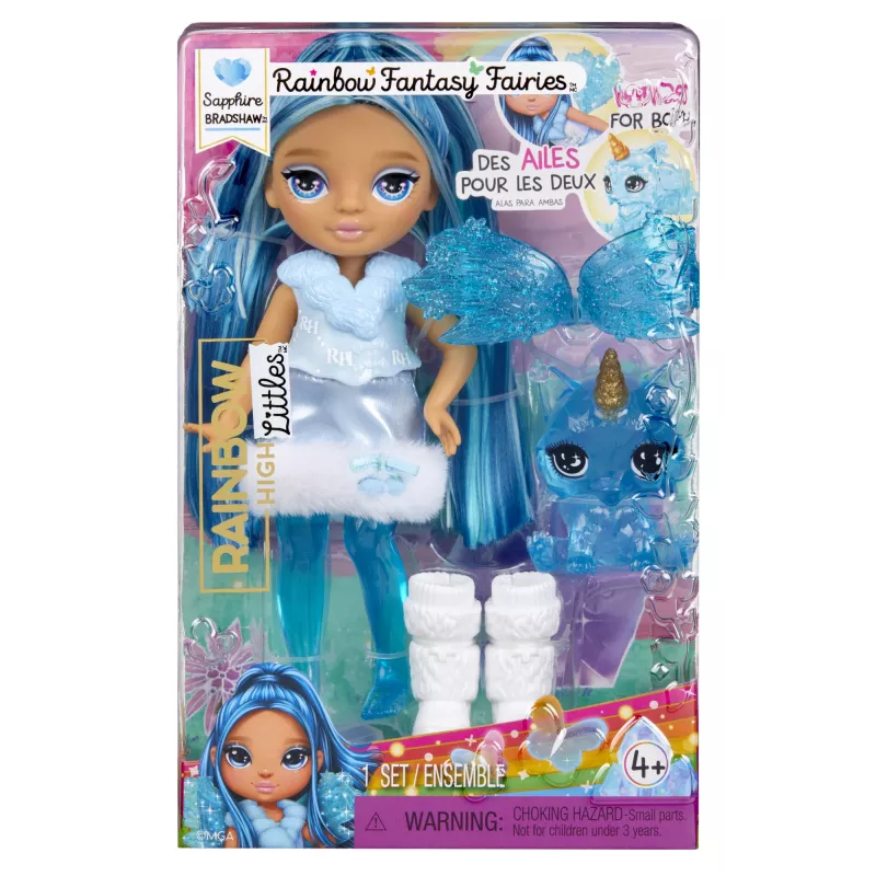 Rainbow High Littles Rainbow Fantasy Fairies -nukke - Sapphire (sininen)