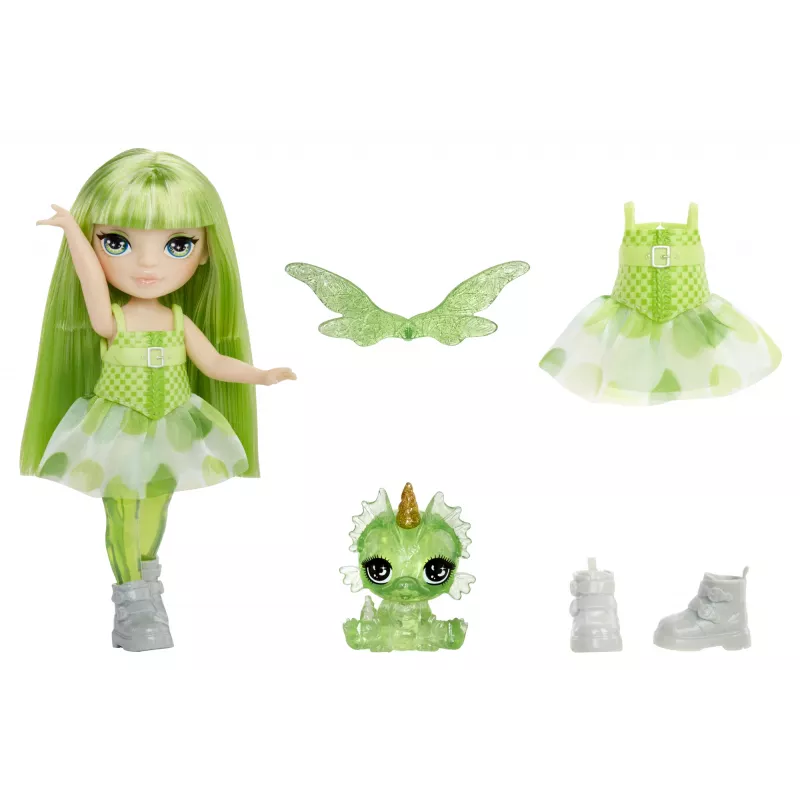 Rainbow High Littles Rainbow Fantasy Fairies -nukke - Emerald (vihreä)