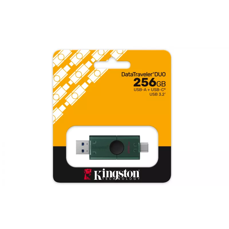 USB-muistitikku Kingston Technology 256GB USB-A USB-C 3.2 Gen 1 DuoG2