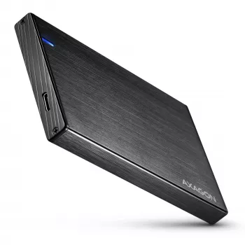 Axagon EE25-XA6C kompakti alumiininen USB-C 5 Gbit/s – SATA 6G ulkoinen kotelo 2,5