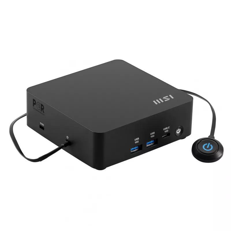 MSI Cubi NUC AI 1UMG-005EU Intel Core Ultra 7 155H 16 GB DDR5-SDRAM 1 TB SSD Windows 11 Pro mini-PC musta