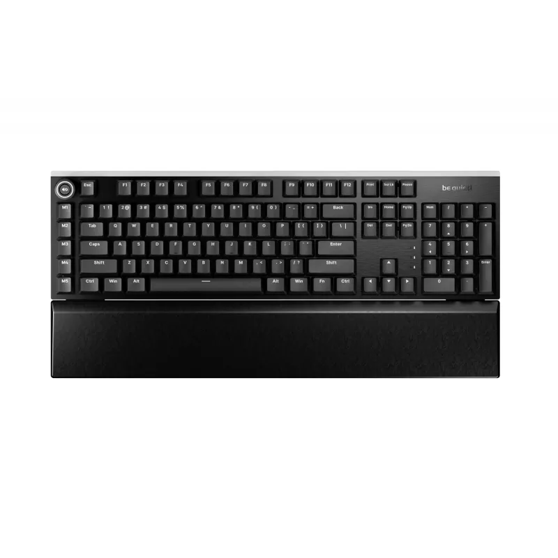 be quiet! Light Mount Silent Linear US ANSI näppäimistö pelikäyttöön USB QWERTY US English musta