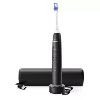 Philips Sonicare 6500 Series HX7411/02 äänisähköhammasharja sovelluksella, 62 000 liikettä/min, painetunnistin, ajastin, musta