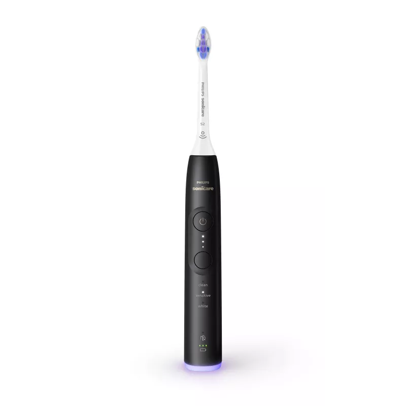 Philips Sonicare 6500 Series HX7411/02 äänisähköhammasharja sovelluksella, 62 000 liikettä/min, painetunnistin, ajastin, musta