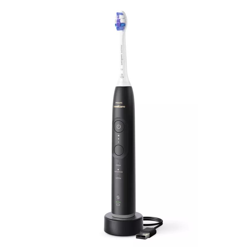 Philips Sonicare 6500 Series HX7411/02 äänisähköhammasharja sovelluksella, 62 000 liikettä/min, painetunnistin, ajastin, musta