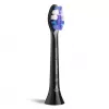 Hammasharjan päät Philips HX6054/88 — 4 kpl:n pakkaus, erittäin pehmeät harjakset, musta
