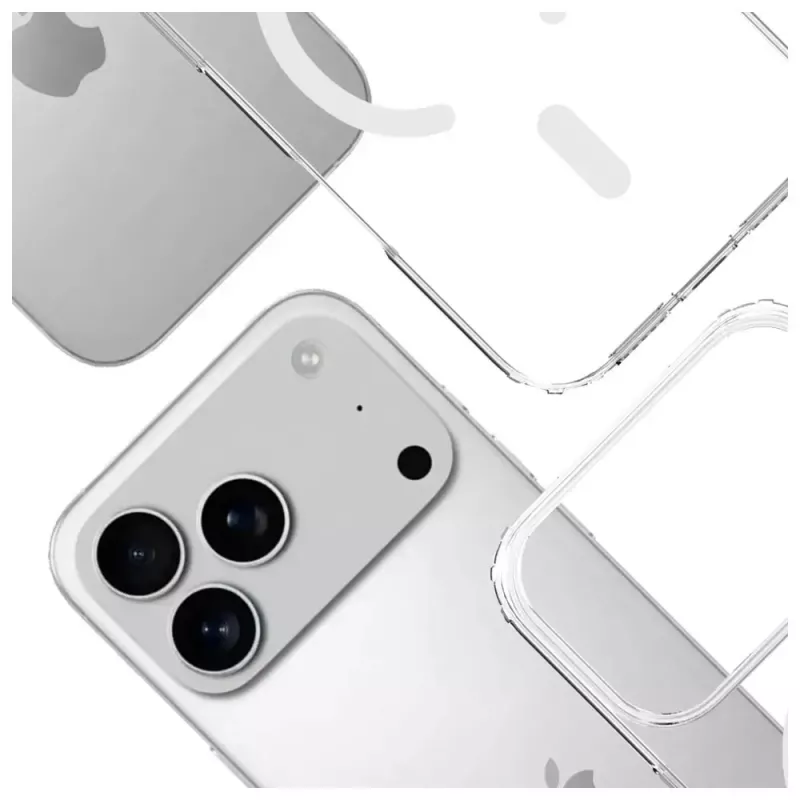 Suojakotelo 3MK Armor MagCase Apple iPhone 17 Pro, magneettikiinnitys, läpinäkyvä/savunvärinen
