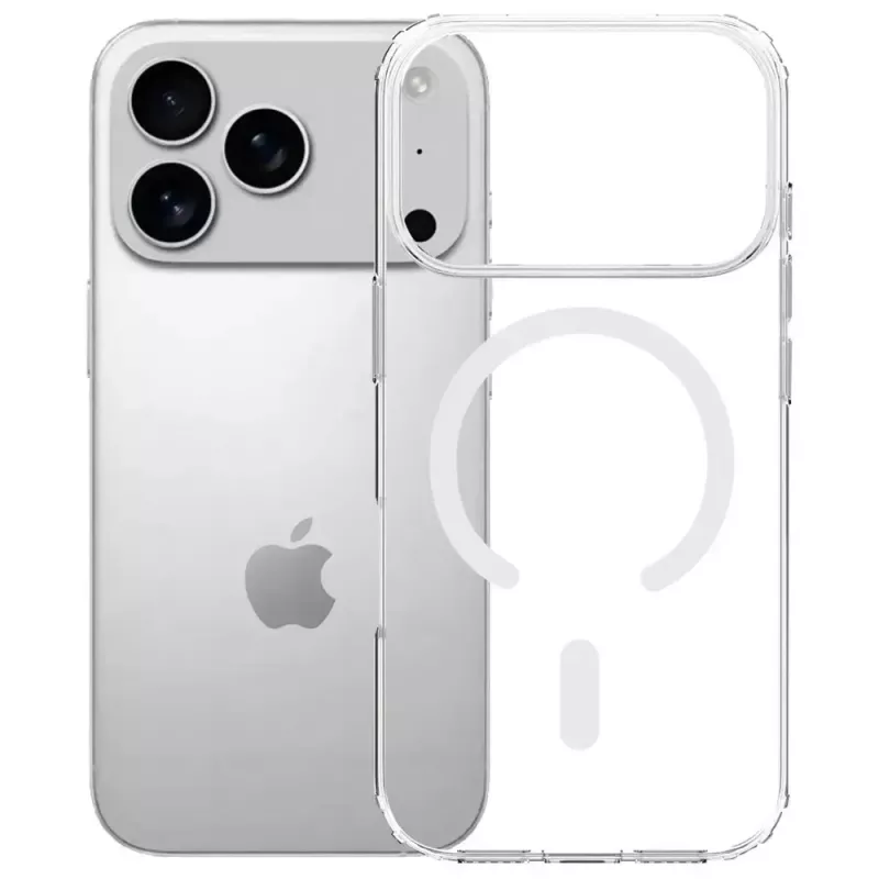 Suojakotelo 3MK Armor MagCase Apple iPhone 17 Pro, magneettikiinnitys, läpinäkyvä/savunvärinen