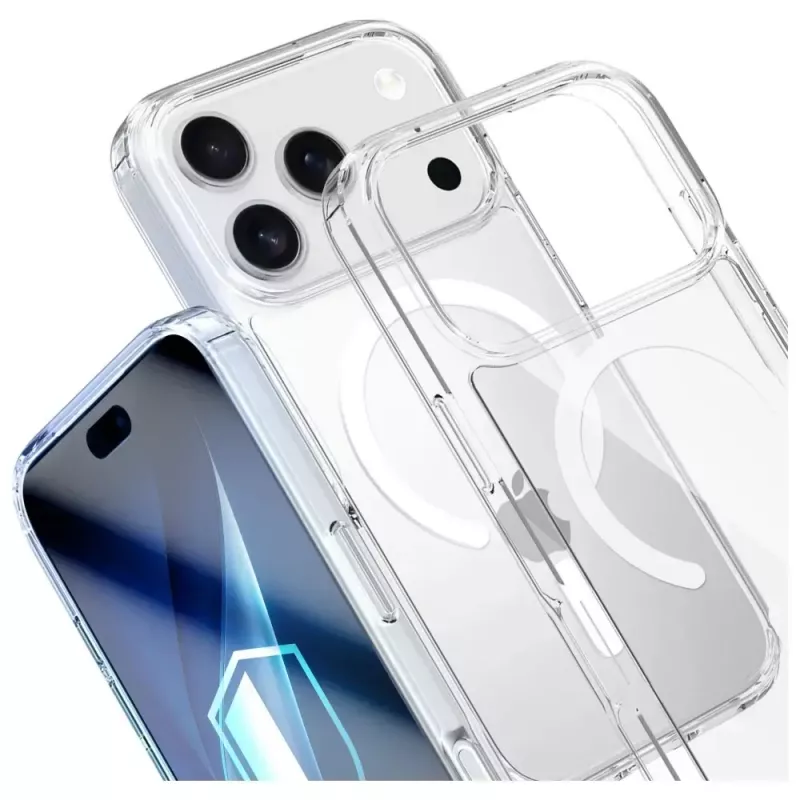 Suojakotelo 3MK Armor MagCase Apple iPhone 17 Pro, magneettikiinnitys, läpinäkyvä/savunvärinen