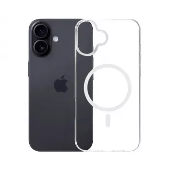 Puhelinkotelo 3MK Apple iPhone 17, läpinäkyvä TPU/PU-kotelo, 6,3 tuuman (16 cm) näytölle