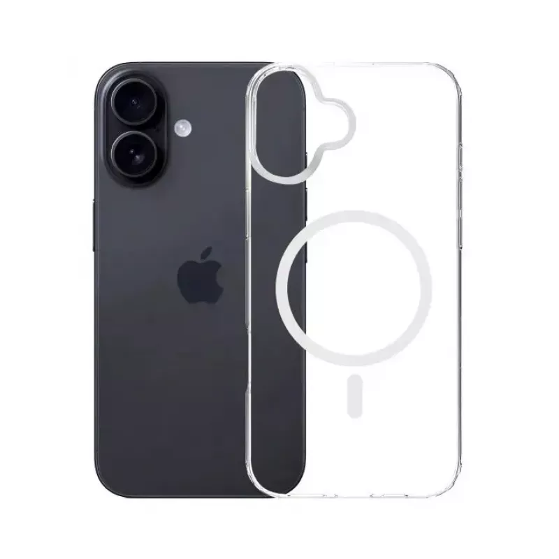 3mk Armor MagCase suojakuori Apple iPhone 17:lle, MagSafe-yhteensopiva, TPU-takakuori, vahvistetut kulmat, läpinäkyvä