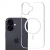 3mk Armor MagCase suojakuori Apple iPhone 17:lle, MagSafe-yhteensopiva, TPU-takakuori, vahvistetut kulmat, läpinäkyvä