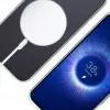 3mk Armor MagCase suojakuori Apple iPhone 17:lle, MagSafe-yhteensopiva, TPU-takakuori, vahvistetut kulmat, läpinäkyvä