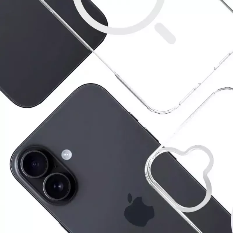 3mk Armor MagCase suojakuori Apple iPhone 17:lle, MagSafe-yhteensopiva, TPU-takakuori, vahvistetut kulmat, läpinäkyvä