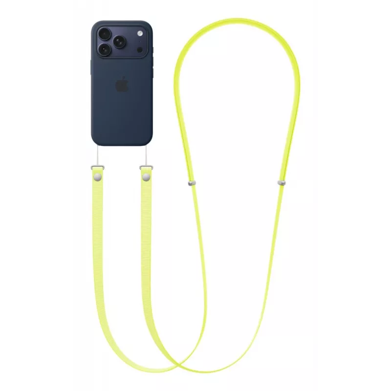 Olkahihna Apple Crossbody Strap neonkeltainen 2,08 m rPET ruostumaton teräs