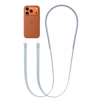 Kantohihna Apple Crossbody Strap vaaleansininen 2,08 m rPET ruostumaton teräs