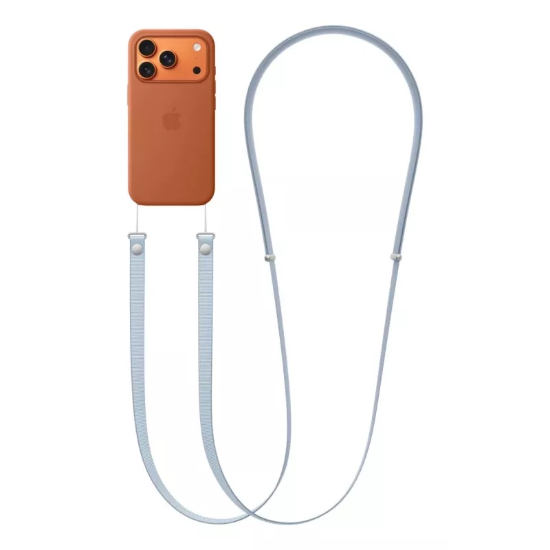 Kantohihna Apple Crossbody Strap vaaleansininen 2,08 m rPET ruostumaton teräs