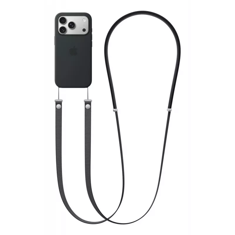 APPLE Crossbody Strap - musta