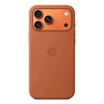 APPLE iPhone 17 Pro Max – silikonikuori MagSafe-yhteensopiva – terrakotta