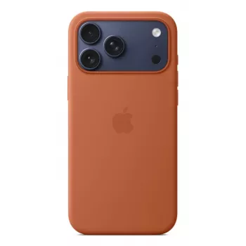 APPLE iPhone 17 Pro Max – silikonikuori MagSafe-yhteensopiva – terrakotta