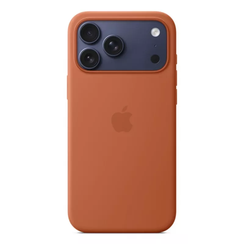 APPLE iPhone 17 Pro Max – silikonikuori MagSafe-yhteensopiva – terrakotta