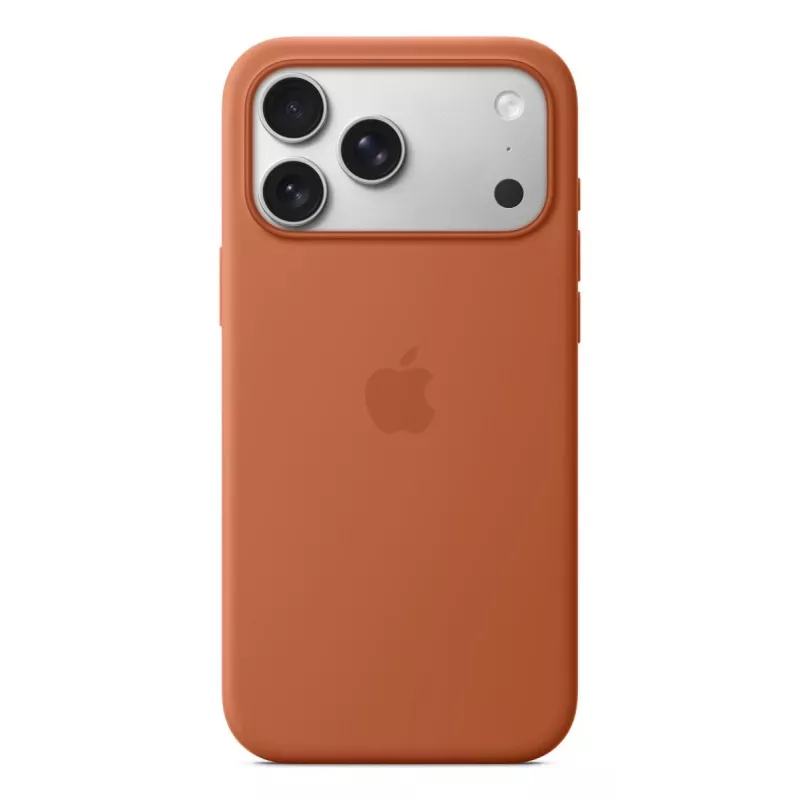 APPLE iPhone 17 Pro Max – silikonikuori MagSafe-yhteensopiva – terrakotta