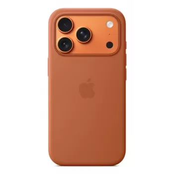 APPLE iPhone 17 Pro – silikonikuori MagSafe-yhteensopiva – terrakotta