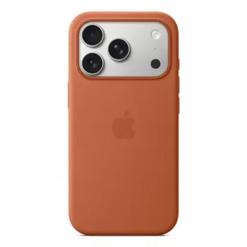 APPLE iPhone 17 Pro – silikonikuori MagSafe-yhteensopiva – terrakotta