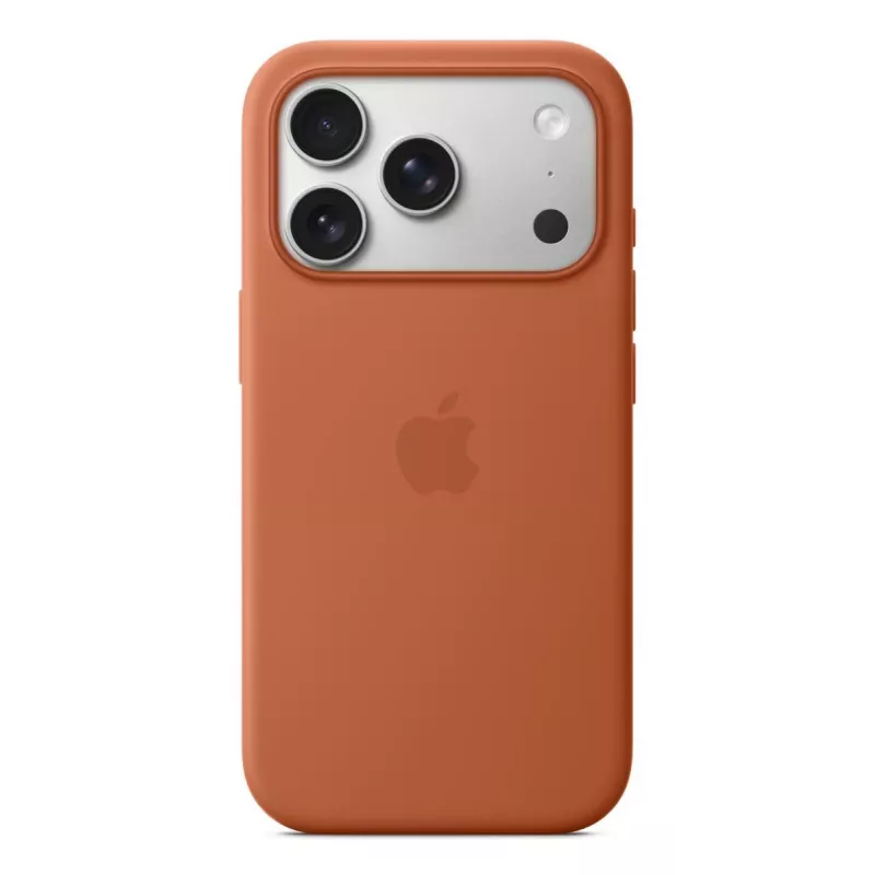 APPLE iPhone 17 Pro – silikonikuori MagSafe-yhteensopiva – terrakotta