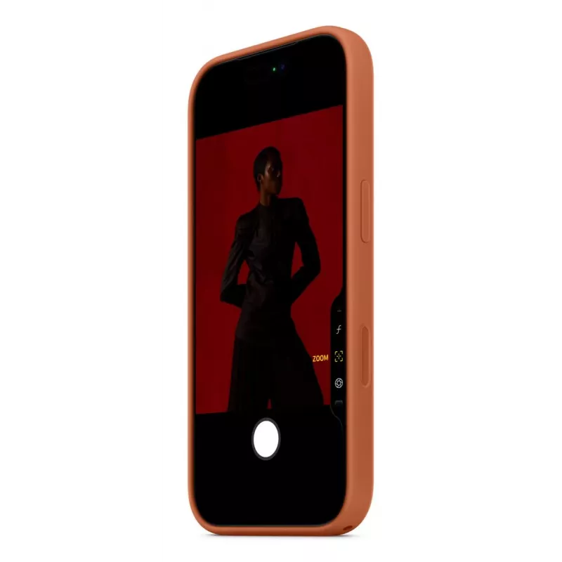 APPLE iPhone 17 Pro – silikonikuori MagSafe-yhteensopiva – terrakotta
