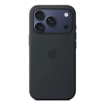Apple silikonikuori MagSafe-yhteensopiva iPhone 17 Pro musta
