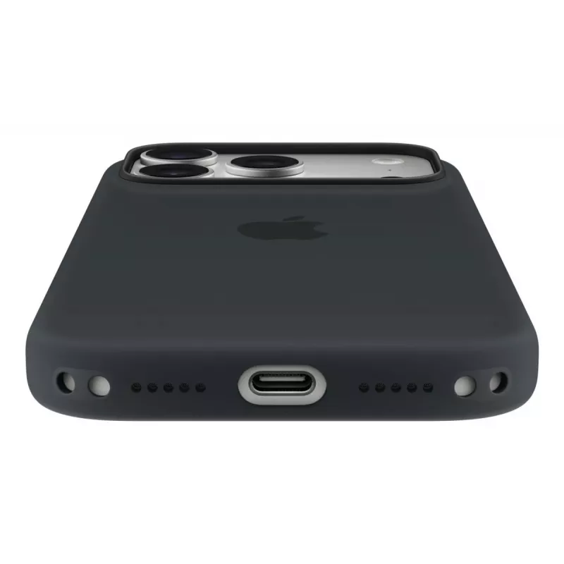 Apple silikonikuori MagSafe-yhteensopiva iPhone 17 Pro musta