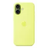 Kuori Apple iPhone 17 silikonikuori MagSafe-yhteensopiva neonkeltainen