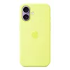 Kuori Apple iPhone 17 silikonikuori MagSafe-yhteensopiva neonkeltainen