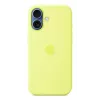 Kuori Apple iPhone 17 silikonikuori MagSafe-yhteensopiva neonkeltainen