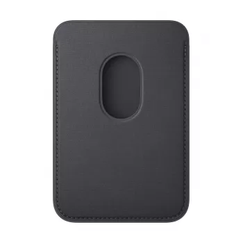 Kortinpidike Apple iPhone FineWoven Wallet MagSafe-yhteensopiva musta Microtwill