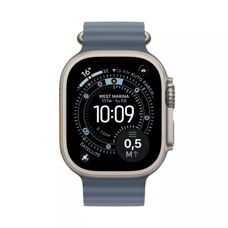 Älykello Apple Watch Ultra 3 GPS + Cellular 49 mm Natural Titanium -kotelo