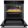 Kalusteisiin asennettava uuni Whirlpool WOI4S8PM0SBA 73 l musta sähkö kosketusohjaus
