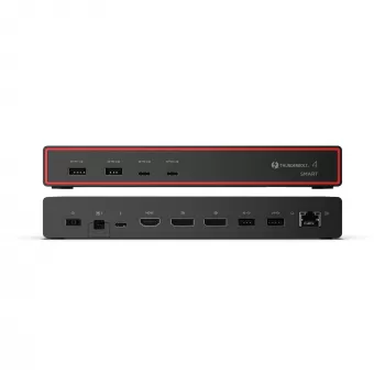 Lenovo ThinkPad Thunderbolt 4 Smart Dock Gen2 7500 langallinen, musta, 100W Power Delivery 2500Mbit/s