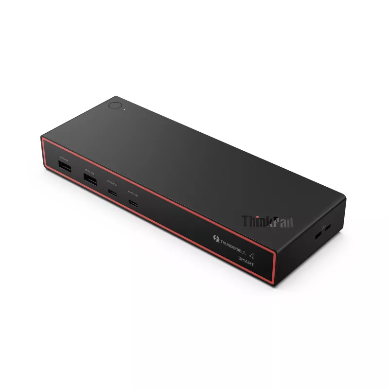 Lenovo ThinkPad Thunderbolt 4 Smart Dock Gen2 7500 langallinen, musta, 100W Power Delivery 2500Mbit/s