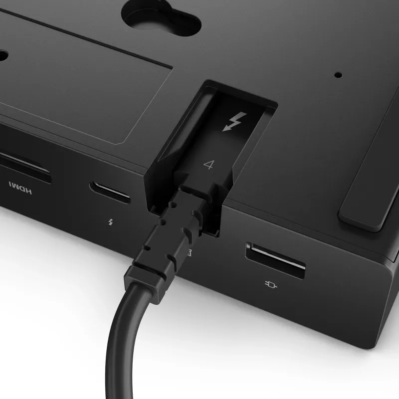 Lenovo ThinkPad Thunderbolt 4 Smart Dock Gen2 7500 langallinen, musta, 100W Power Delivery 2500Mbit/s
