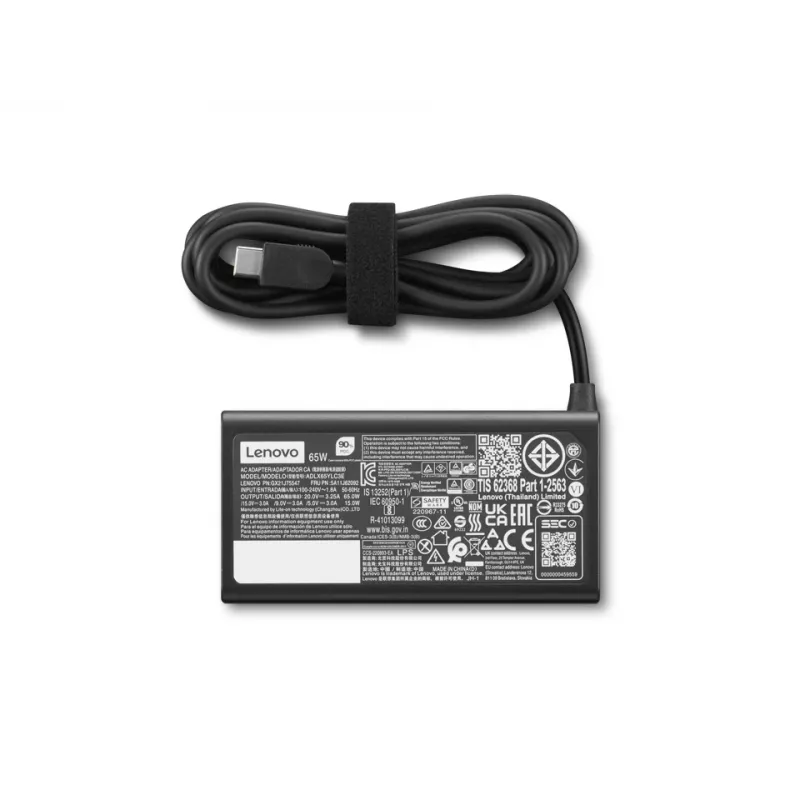 Lenovo 4X21S91187 virtalähde sisäkäyttöön 65 W musta