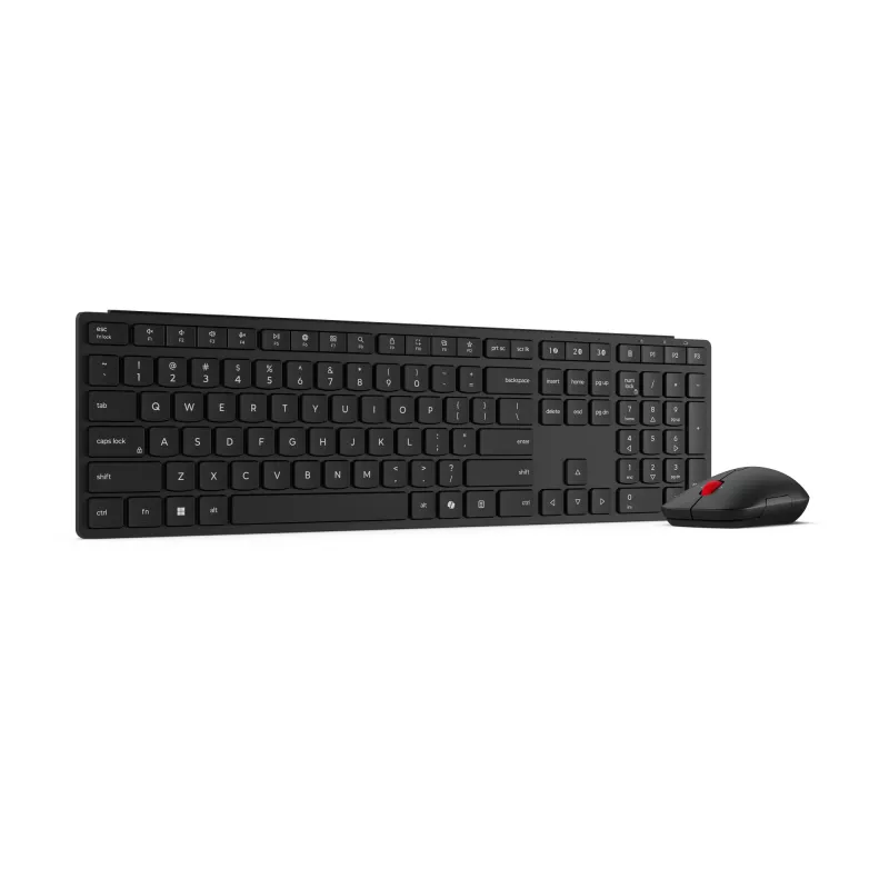 Lenovo 4X31S04848 näppäimistö hiiri sisältyy toimisto RF Wireless + Bluetooth US-englanti musta