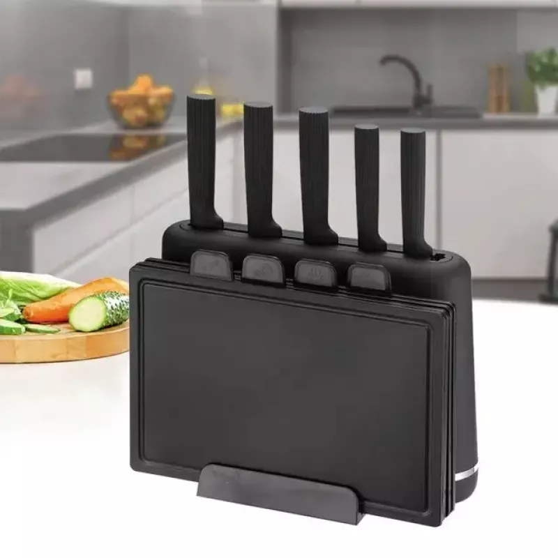 Keittiöveitsi Maestro MR-1412-musta veitsi- ja leikkuulautasarja