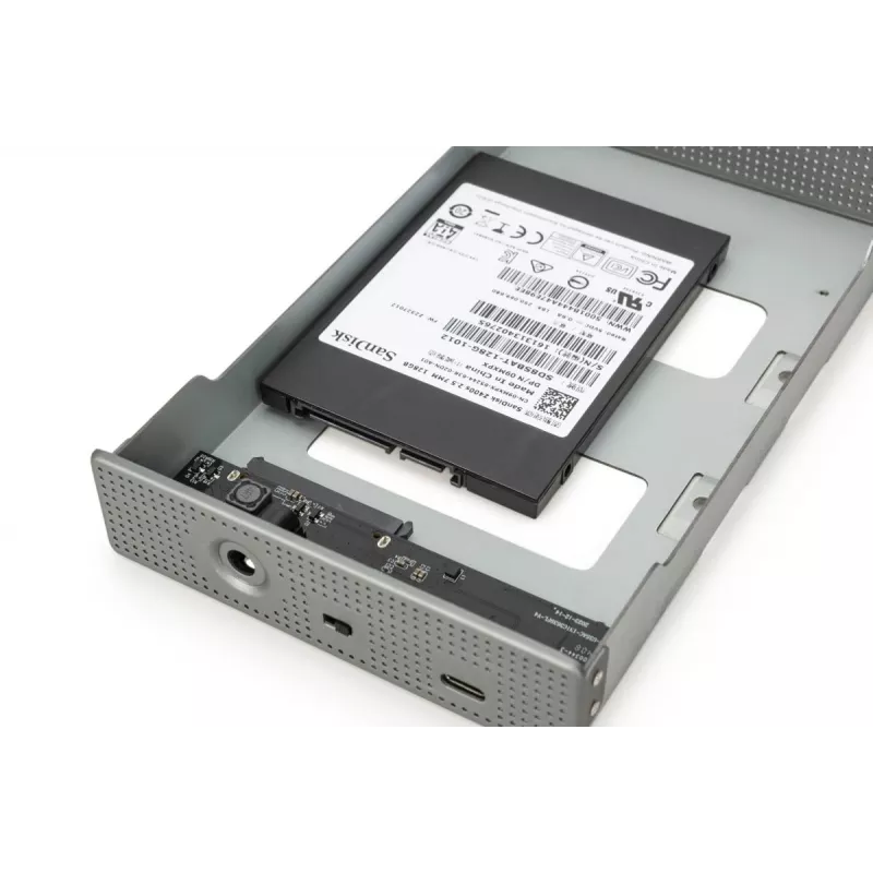 Kiintolevykotelo Digitus DA-71106-1 USB 3.0 3,5 tuuman SATA 16TB alumiini
