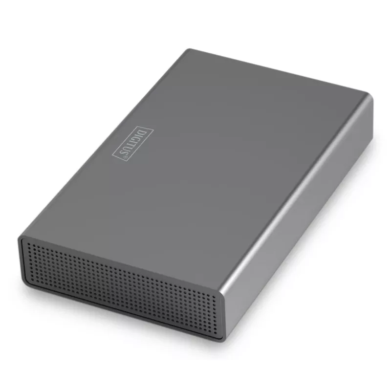 Kiintolevykotelo Digitus DA-71106-1 USB 3.0 3,5 tuuman SATA 16TB alumiini