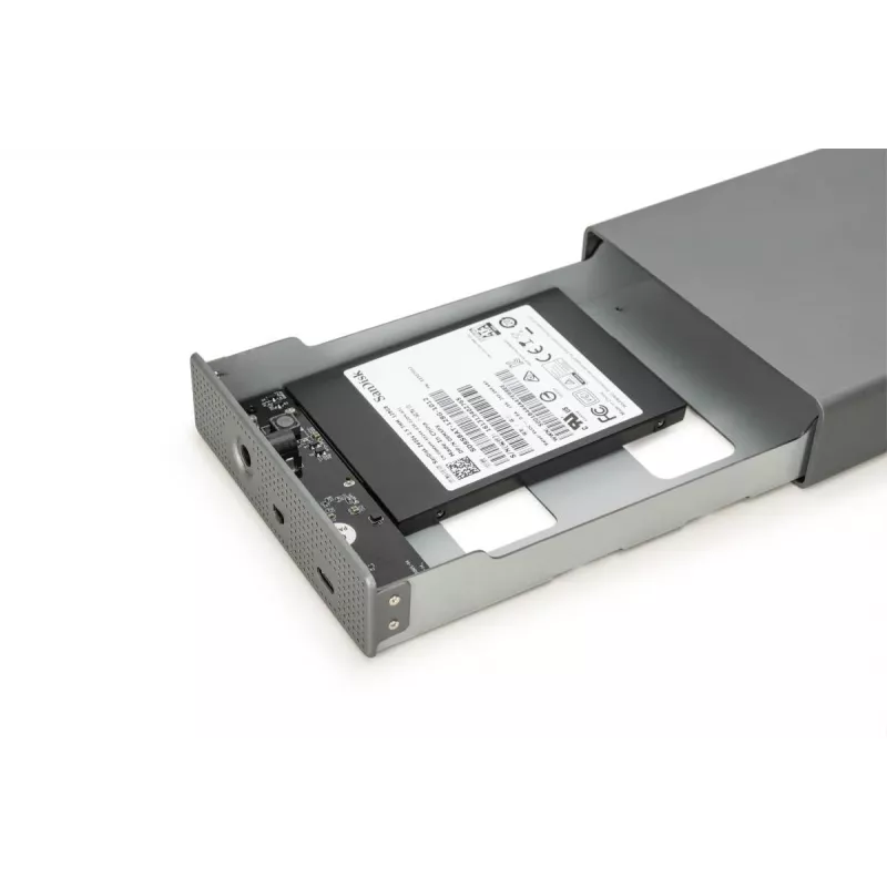 Kiintolevykotelo Digitus DA-71106-1 USB 3.0 3,5 tuuman SATA 16TB alumiini