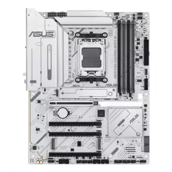 Emolevy ASUS X870 MAX GAMING WIFI7 W ATX — AMD X870, kanta AM5, DDR5, 4 DIMM, Wi‑Fi 7, 2,5Gb LAN