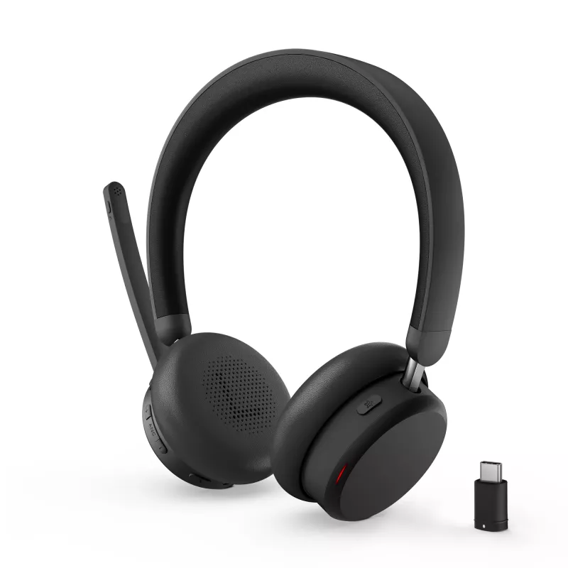 Lenovo 6550 Headset langaton panta Office/Callcenter USB Type-C Bluetooth musta